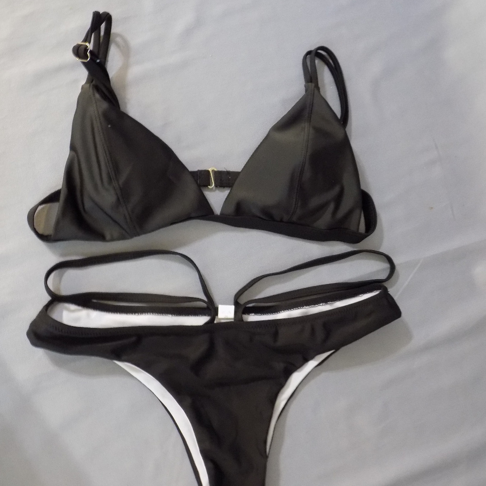 Sexy black swim suit